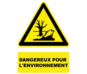 Adhésif Pictogramme dangereux pour l'environnement