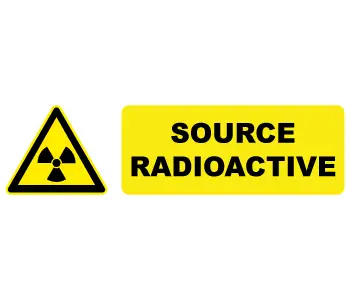 Adhésif Pictogramme Source Radioactive