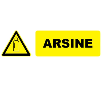 Adhésif Pictogramme danger arsine