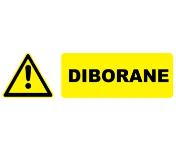 Adhésif Pictogramme danger diborane