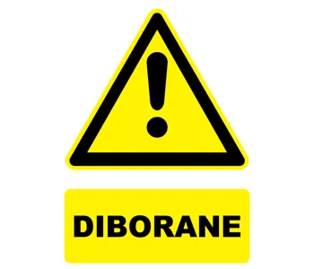 Adhésif Panneau danger diborane