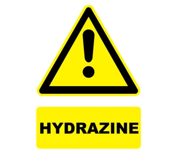 Adhésif Panneau danger Hydrazine