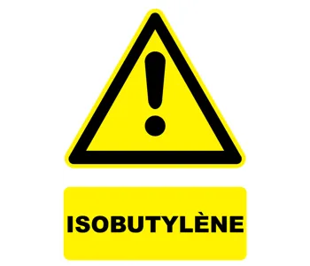 Adhésif Panneau danger Isobutylène