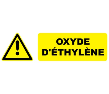 Adhésif Pictogramme danger Oxyde d'éthylène