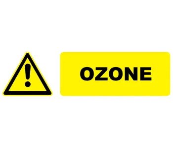 Adhésif Pictogramme danger Ozone
