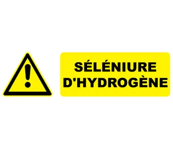 Adhésif Pictogramme danger Séléniure d'hydrogène