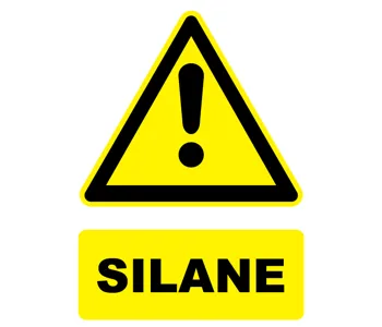 Adhésif Panneau danger Silane