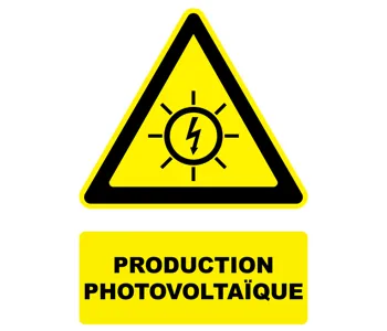 Adhésif Panneau production photovoltaïque