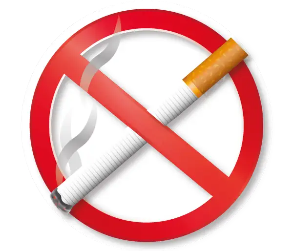 Autocollant Interdiction de fumer