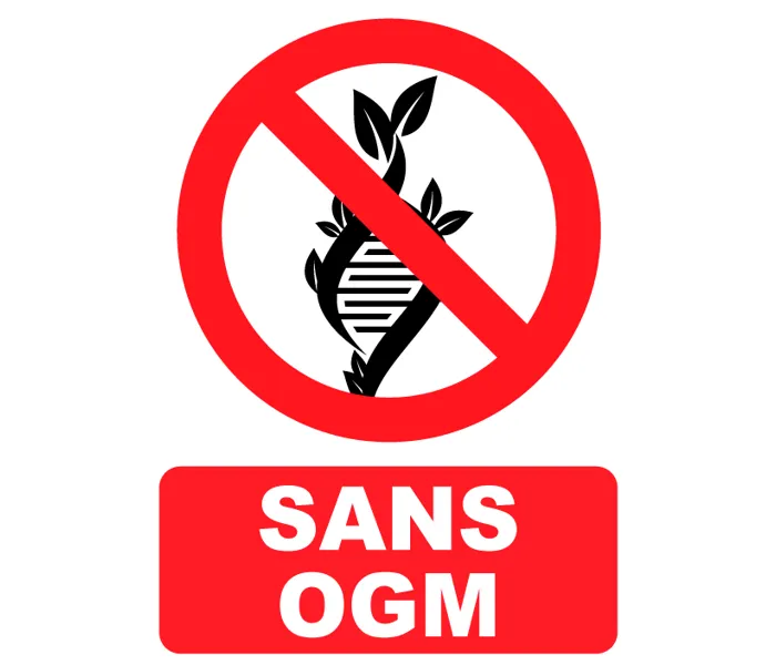 Autocollant Panneau Sans OGM