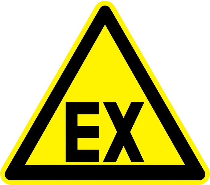 Autocollant EX Zone ATEX