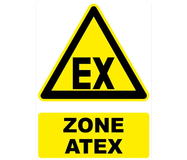 Autocollant Pictogramme EX Zone Atex