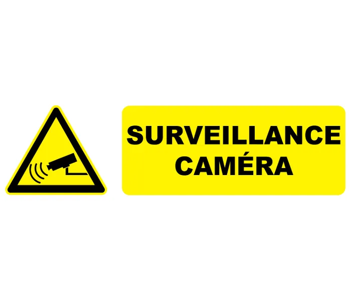 Autocollant Pictogramme surveillance caméra