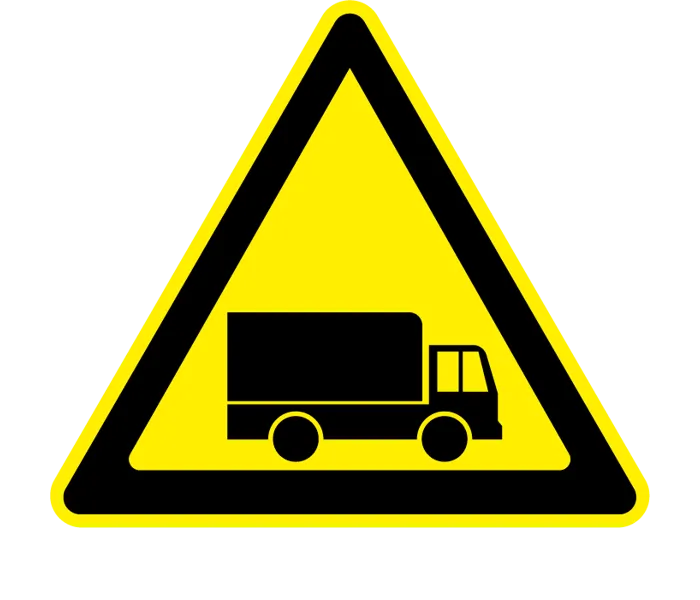 Autocollant Danger camions