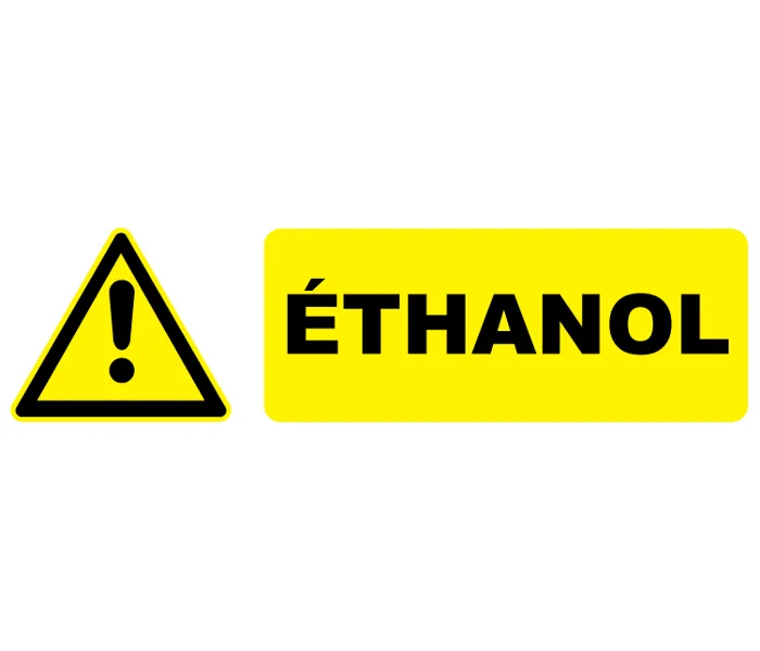 Autocollant Pictogramme danger éthanol