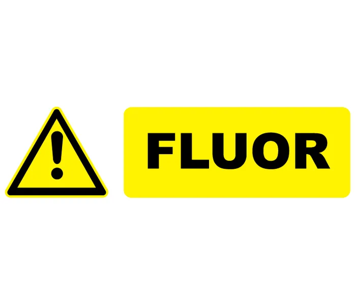 Autocollant Pictogramme danger fluor