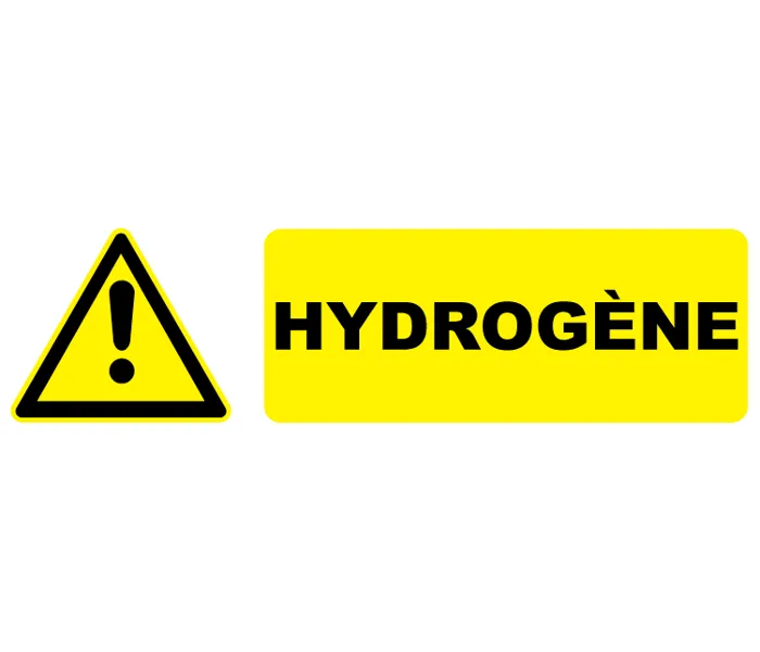 Autocollant Pictogramme danger Hydrogène