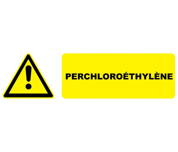 Autocollant Pictogramme danger Perchloroéthylène