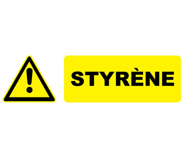 Autocollant Pictogramme danger Styrène