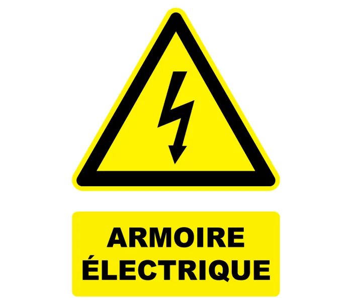 Autocollant Panneau Armoire électrique