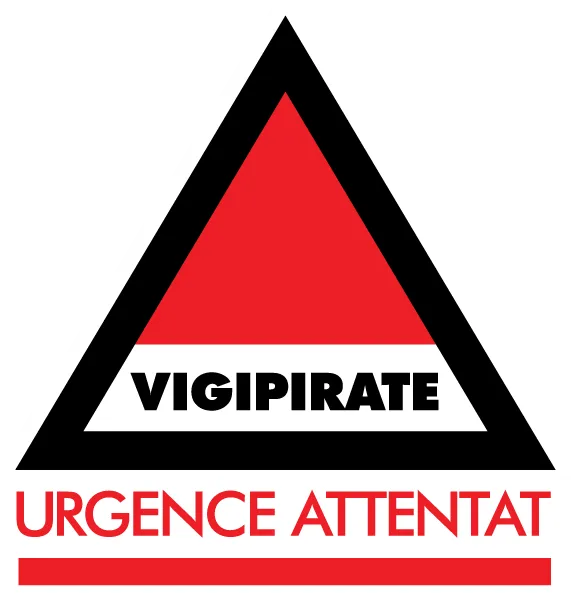 Autocollant Vigipirate urgence attentat