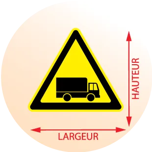 Autocollant Danger camions - Zone Signaletique