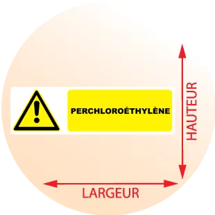 Autocollant Pictogramme danger Perchloroéthylène - Zone Signaletique